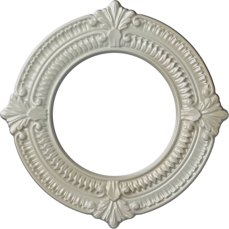 Ekena Millwork Benson Ceiling Medallion (Fits Canopies up to 6 1/8"), 11 1/8"OD x 6 1/8"ID x 5/8"P, Flash Blue CM11BNFBS